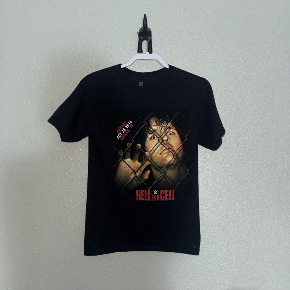 Hell in a Cage Size S Sunday Oct 26, 2014 Dallas TX Wrestling T-Shirt